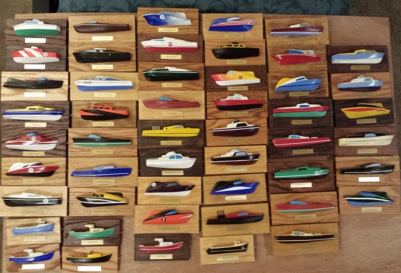 Racing Boat Half Hulls